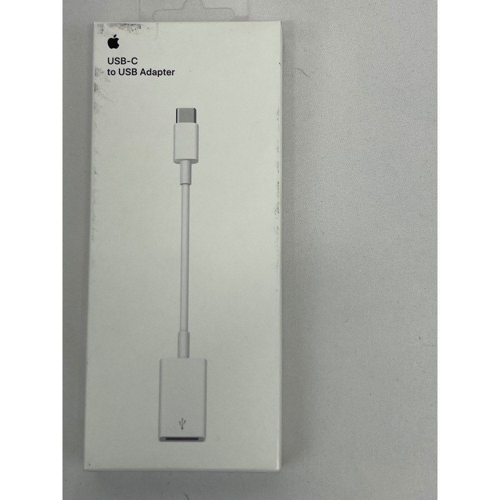 Apple USB-C to USB Adapter Mac iPad iPhone MJ1M2AM/A A1632 White New Sealed